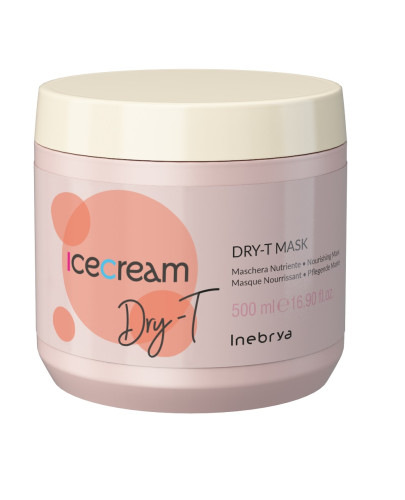 Маска для сухого, кучерявого й фарбованого волосся Inebrya Mask Dry-T