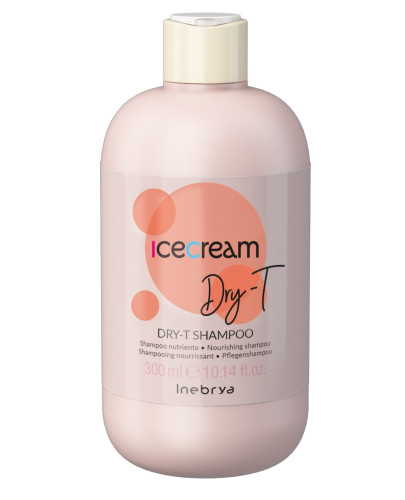 Шампунь для сухого, кучерявого й фарбованого волосся Inebrya Shampoo Dry-T