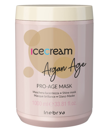 Маска з аргановою олією для фарбованого волосся Inebrya Pro-Age Mask Argan Oil