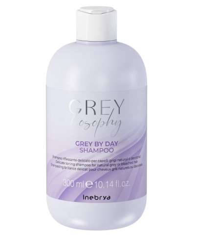 Шампунь тонуючий для натурального, сивого та блондованного вол Inebrya Grey By Day Shampoo