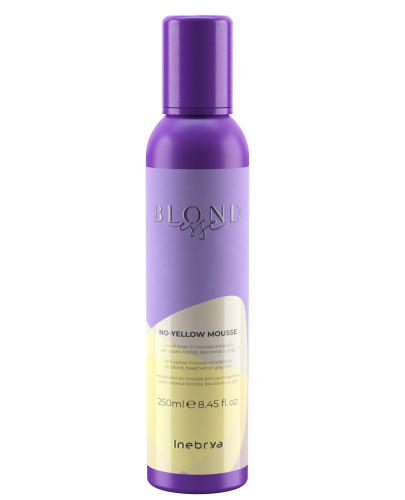Мусс-кондиционер для русого, освещенного или седого вол. Инебрия Blondesse No-Yellow Mousse