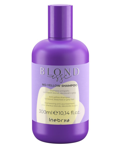 Шампунь для обесцвеченных или седых волос Inebrya Blondesse No-Yellow Shampoo