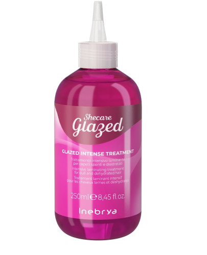 Ламінуюча емульсія з ефектом глазурування Inebrya Sheсare Glazed Intense Treatment, 250 мл
