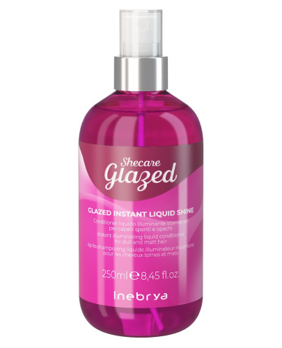 Жидкий смываемый кондиционер для окрашенных волос Inebrya Sheсare Glazed Instant Liquid Conditioner, 250 мл