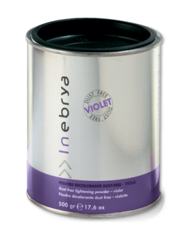 Фиолетовая пудра для обесцвечивания Inebrya Dust Free Lightening Powder Violet