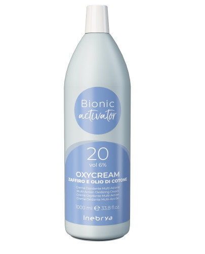 Крем-окислювач сапфір-кoлаген Inebrya Bionic 20 Vol Oxycream Zaffiro-Collagene, 6%