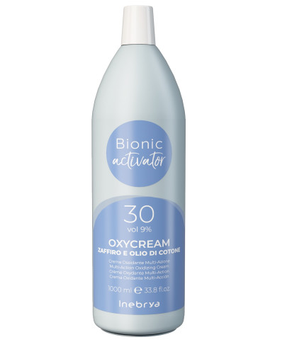 Крем-окислювач сапфір-кoлаген Inebrya Bionic 30 Vol Oxycream Zaffiro-Collagene 9%