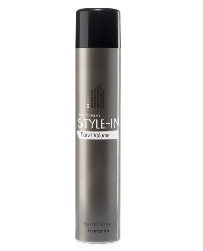 Лак для додання об'єму Inebrya Total Volume Hair Spray, 500 мл