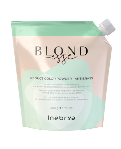 Пудра с зелеными микропигментами Inebrya Blondesse Reduct Color Powder - Antibrass, 500 гр