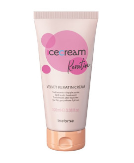Крем с кератином против секущихся кончиков Inebrya Velvet Keratin Cream,100 мл