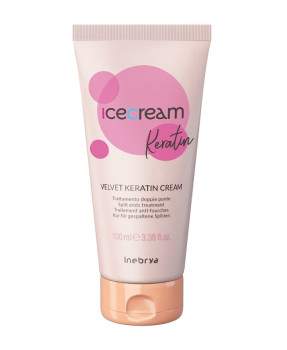 Крем с кератином против секущихся кончиков Inebrya Velvet Keratin Cream,100 мл